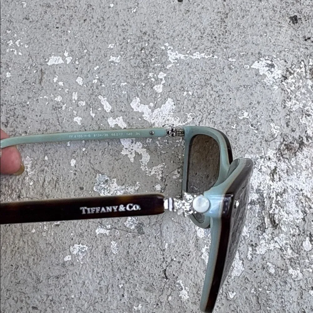 Tiffany and Company brown/blue sunglasses